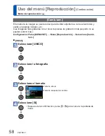 Предварительный просмотр 58 страницы Panasonic Lumix DMC-S1 (Spanish) Instrucciones De Funcionamiento