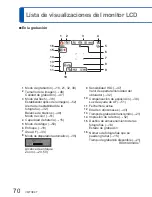 Предварительный просмотр 70 страницы Panasonic Lumix DMC-S1 (Spanish) Instrucciones De Funcionamiento