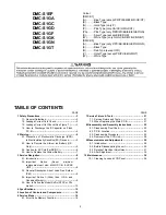 Preview for 2 page of Panasonic Lumix DMC-S1EB Service Manual