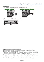 Предварительный просмотр 13 страницы Panasonic Lumix DMC-S2 Operating Instructions Manual
