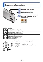 Preview for 18 page of Panasonic Lumix DMC-S2 Operating Instructions Manual