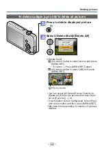 Предварительный просмотр 32 страницы Panasonic Lumix DMC-S2 Operating Instructions Manual