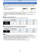 Preview for 22 page of Panasonic Lumix DMC-SZ5 Operating Instructions Manual