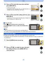 Preview for 42 page of Panasonic Lumix DMC-SZ5 Operating Instructions Manual