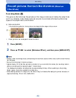 Preview for 62 page of Panasonic Lumix DMC-SZ5 Operating Instructions Manual