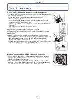 Предварительный просмотр 4 страницы Panasonic Lumix DMC-SZ7 Owner'S Manual