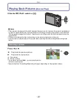 Предварительный просмотр 32 страницы Panasonic Lumix DMC-SZ7 Owner'S Manual