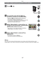 Предварительный просмотр 37 страницы Panasonic Lumix DMC-SZ7 Owner'S Manual