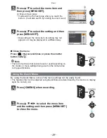 Предварительный просмотр 39 страницы Panasonic Lumix DMC-SZ7 Owner'S Manual