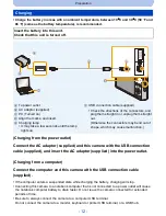 Предварительный просмотр 12 страницы Panasonic lumix DMC-SZ8 Owner'S Manual