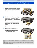 Предварительный просмотр 17 страницы Panasonic lumix DMC-SZ8 Owner'S Manual