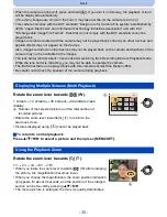 Предварительный просмотр 35 страницы Panasonic lumix DMC-SZ8 Owner'S Manual