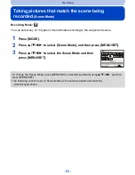 Предварительный просмотр 64 страницы Panasonic lumix DMC-SZ8 Owner'S Manual