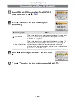 Preview for 85 page of Panasonic Lumix DMC-TS1 Operating Instructions Manual