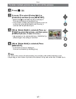 Preview for 41 page of Panasonic Lumix DMC-TS20 Operating Instructions Manual