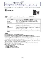 Preview for 61 page of Panasonic Lumix DMC-TS20 Operating Instructions Manual