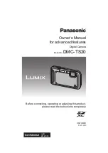 Предварительный просмотр 1 страницы Panasonic Lumix DMC-TS20R Owner'S Manual For Advanced Features