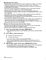 Preview for 12 page of Panasonic Lumix DMC-TS3 Basic Owner'S Manual