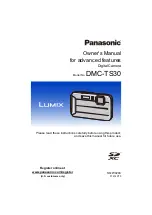 Panasonic LUMIX DMC-TS30K Owner'S Manual For Advanced Features preview