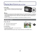 Preview for 40 page of Panasonic Lumix DMC-TS4 Owner'S Manual