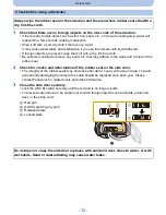 Preview for 12 page of Panasonic Lumix DMC-TS5D Owner'S Manual