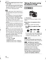 Preview for 40 page of Panasonic Lumix DMC-TZ1 Operating Instructions Manual