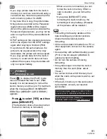 Preview for 91 page of Panasonic Lumix DMC-TZ1 Operating Instructions Manual