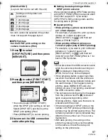 Preview for 97 page of Panasonic Lumix DMC-TZ1 Operating Instructions Manual