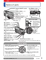 Preview for 9 page of Panasonic Lumix DMC-TZ10 Operating Instructions Manual