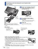 Preview for 14 page of Panasonic Lumix DMC-TZ10 Operating Instructions Manual