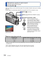 Preview for 56 page of Panasonic Lumix DMC-TZ10 Operating Instructions Manual