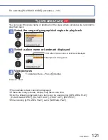 Preview for 121 page of Panasonic Lumix DMC-TZ10 Operating Instructions Manual