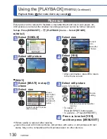 Preview for 130 page of Panasonic Lumix DMC-TZ10 Operating Instructions Manual