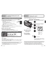 Preview for 10 page of Panasonic Lumix DMC-TZ11 Operating Instructions Manual