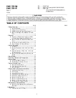 Preview for 2 page of Panasonic Lumix DMC-TZ2EB Service Manual