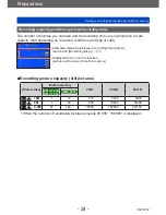 Preview for 24 page of Panasonic Lumix DMC-TZ37 Operating Instructions Manual