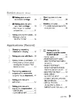 Preview for 9 page of Panasonic LUMIX DMC-TZ4 Operating Instructions Manual