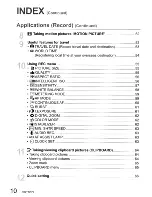 Preview for 10 page of Panasonic LUMIX DMC-TZ4 Operating Instructions Manual