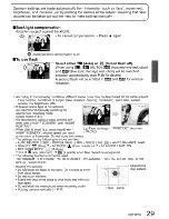 Preview for 29 page of Panasonic LUMIX DMC-TZ4 Operating Instructions Manual