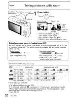 Preview for 32 page of Panasonic LUMIX DMC-TZ4 Operating Instructions Manual