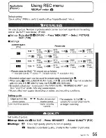 Preview for 55 page of Panasonic LUMIX DMC-TZ4 Operating Instructions Manual