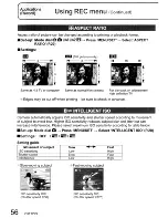 Preview for 56 page of Panasonic LUMIX DMC-TZ4 Operating Instructions Manual