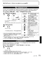 Preview for 71 page of Panasonic LUMIX DMC-TZ4 Operating Instructions Manual