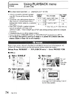 Preview for 74 page of Panasonic LUMIX DMC-TZ4 Operating Instructions Manual