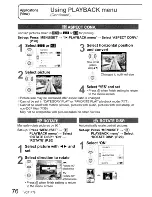 Preview for 76 page of Panasonic LUMIX DMC-TZ4 Operating Instructions Manual