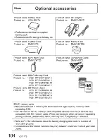 Preview for 104 page of Panasonic LUMIX DMC-TZ4 Operating Instructions Manual