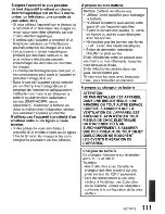 Preview for 111 page of Panasonic LUMIX DMC-TZ4 Operating Instructions Manual