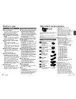 Preview for 6 page of Panasonic LUMIX DMC-TZ6 Operating Instructions Manual