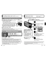 Preview for 9 page of Panasonic LUMIX DMC-TZ6 Operating Instructions Manual