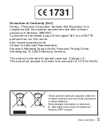 Предварительный просмотр 5 страницы Panasonic Lumix DMC-TZ60 Basic Operating Instructions Manual